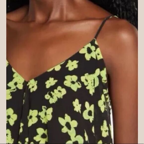 WAYF New! Kaylie Green floral Swing Mini Dress size XL- runs large - Picture 6 of 16